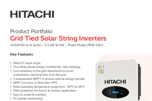 Grid Tied Solar String Inverter 3.3 to 12K