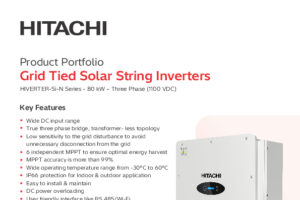 Grid Tied Solar String Inverter 80K