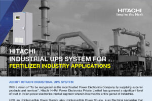 Hitachi Industrial UPS Product Application Note - Fertilizer Industry Application