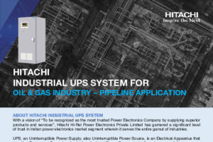Hitachi Industrial UPS Product Application Note - Oil and Gas Industry Pipelines Application