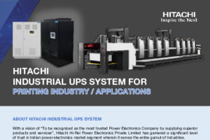 Hitachi Industrial UPS Product Application Note - Printing Industry Applications